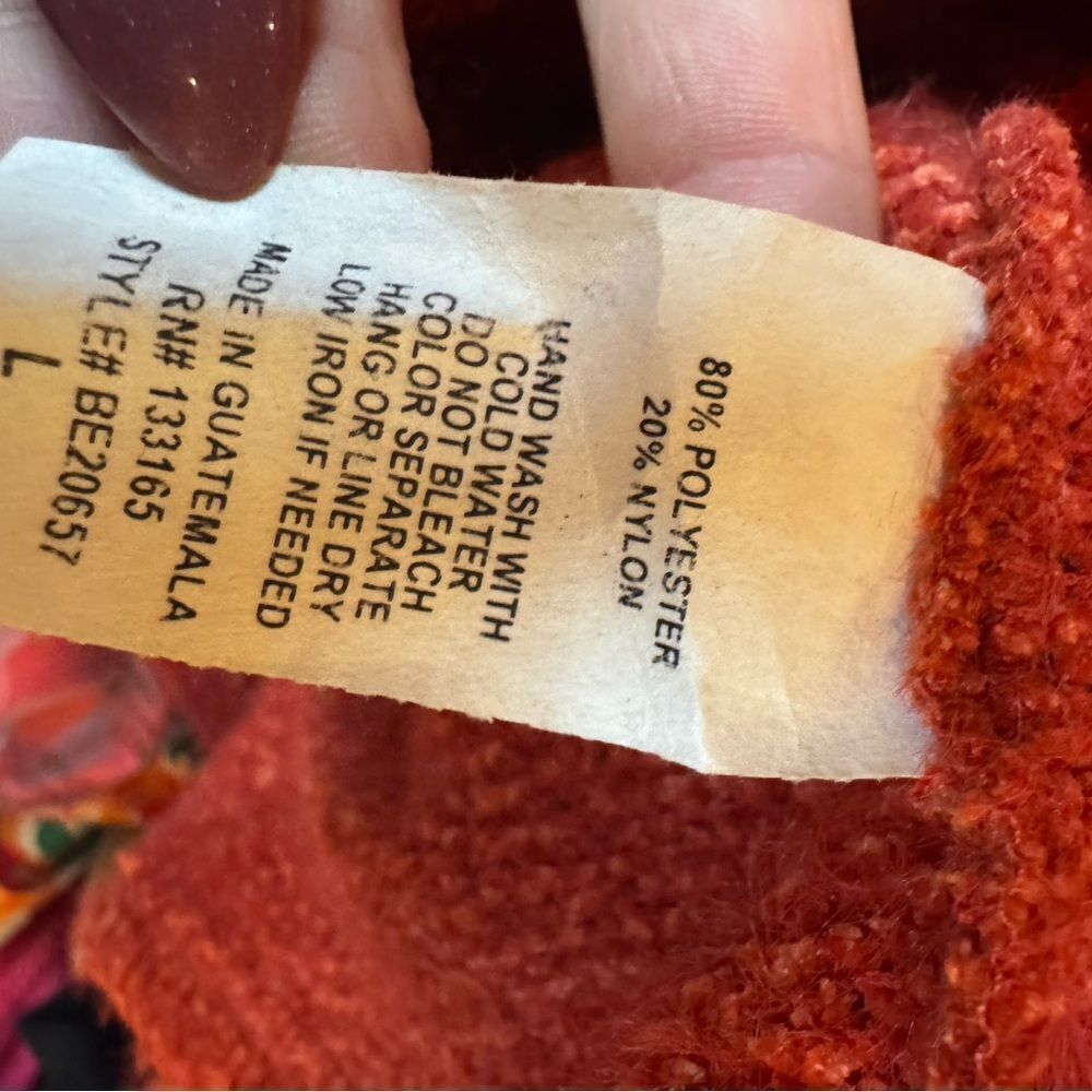 Altar’s State Mohair knit crop sweater size Large - Picture 7 of 7